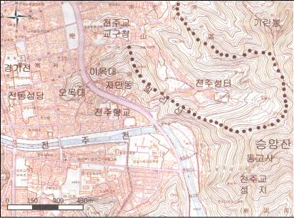 승암산 일대의 종교경관