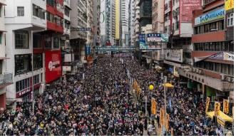 홍콩 새해 첫날부터 대규모 시위..100만 명 이상 도심 행진(SBS.2020.1.2)