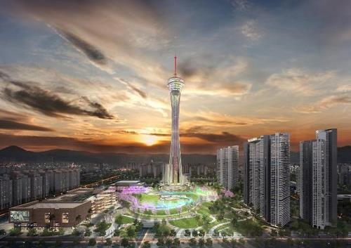 옛 대한방직 부지 개발 조감도((주)자광 제공)