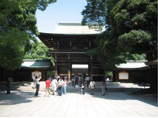 그림 1. 메이지신궁(http://www.dailian.co.kr/news/news_view.htm?id=166592&kind=menu_code&keys=79)