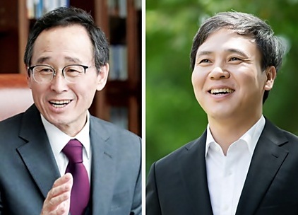 송하진 도지사(왼쪽), 김승수 전주시장(오른쪽)