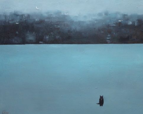 이경섭 화가 작품 '고도에서'