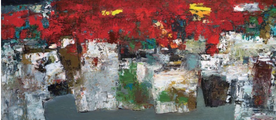 이경섭 화가 작품 '노암리'