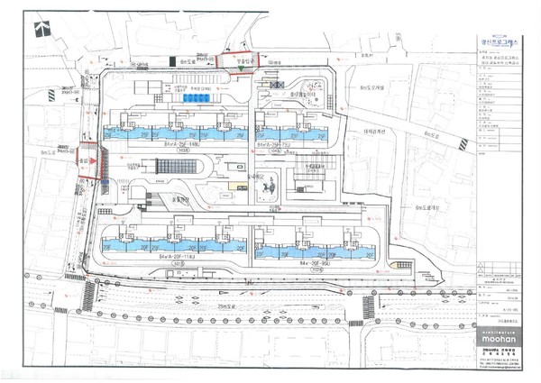 도면 사진(최초 계획안)