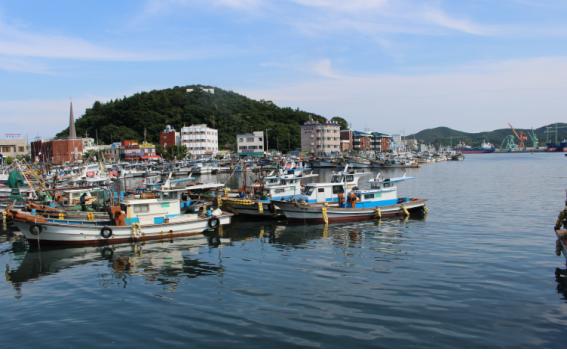 통영 항구