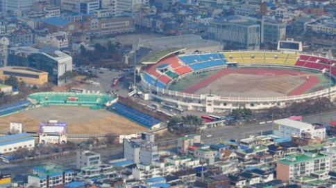 전주종합경기장 전경.