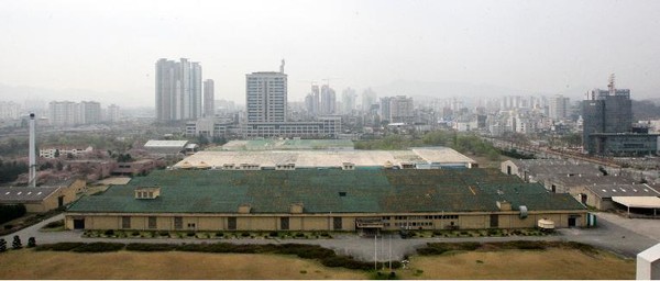 전주시 옛 대한방직공장 부지.