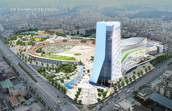 전주종합경기장 전시·컨벤션 조감도