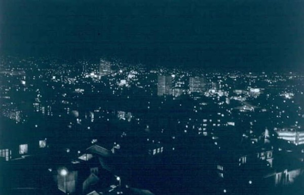 김승연 Kim Seung Yeon. Night Landscape-9212. 40X60cm. mezzotint. 1992 동판화, 국립현대미술관 소장