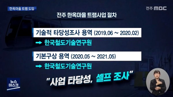 6월 10일 자 전주MBC 뉴스데스크 보도 화면 편집