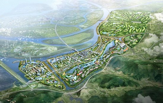 새만금 관광단지 개발 조감도.