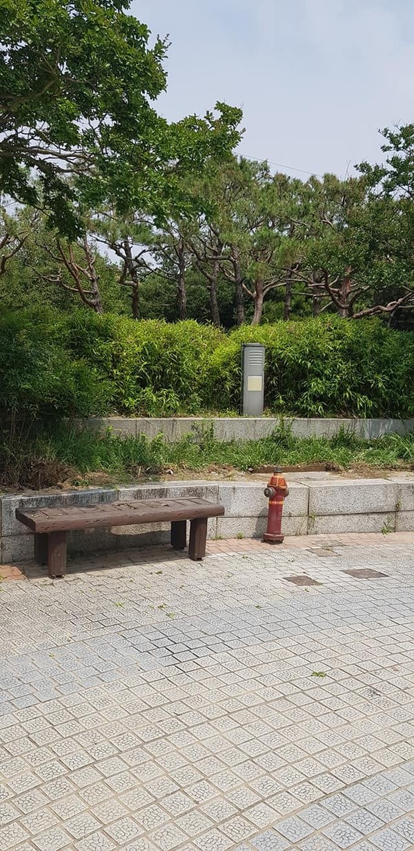 전주덕진공원 내 단죄비가 사라지고 없다.