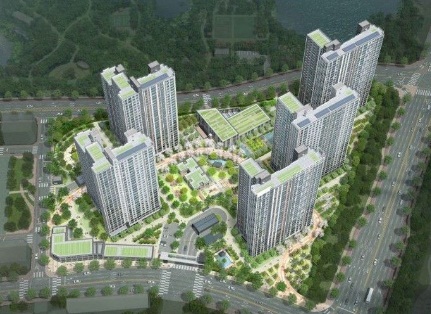 에코시티 데시앙 15블럭 조감도. 