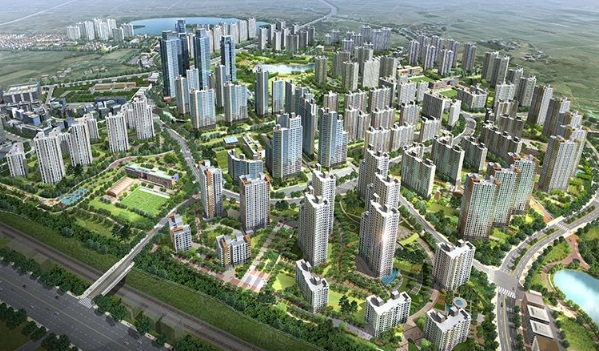 전주에코시티 개발 조감도.