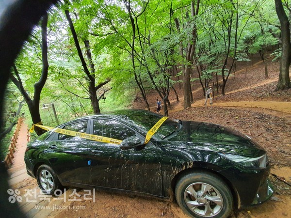 차가 진입할 수 없도록 공원 주변 관리를 철저히 해야 한다는 비판의 목소리가 높다.