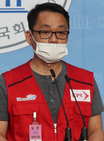 박이삼 이스타항공 조종사노조위원장.