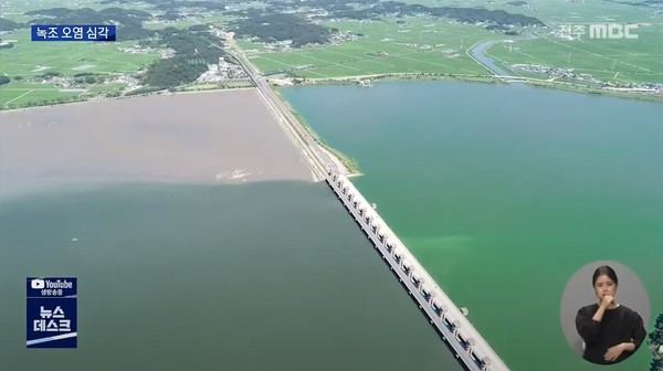 8월 24일 자 전주MBC 뉴스데스크 보도 화면 편집