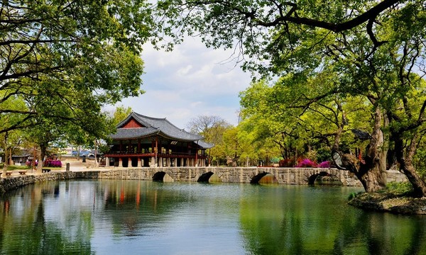 남원 광한루 전경