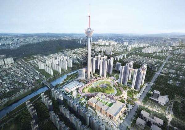 전주시 옛 대한방직 부지 개발 조감도(자광 제공)