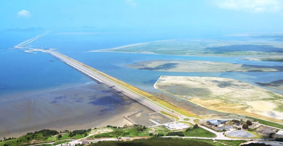 새만금 방조제 전경