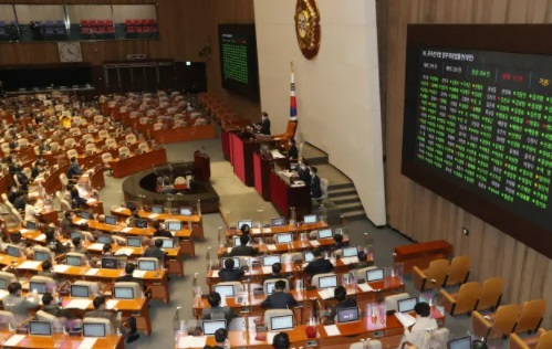 국회 본회의 모습(자료사진)