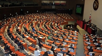 국회 본회의장 모습(자료사진)