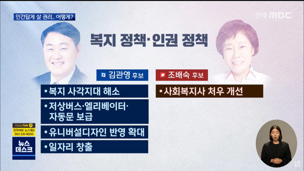 5월 17일 자 전주MBC 뉴스데스크 보도 화면 편집