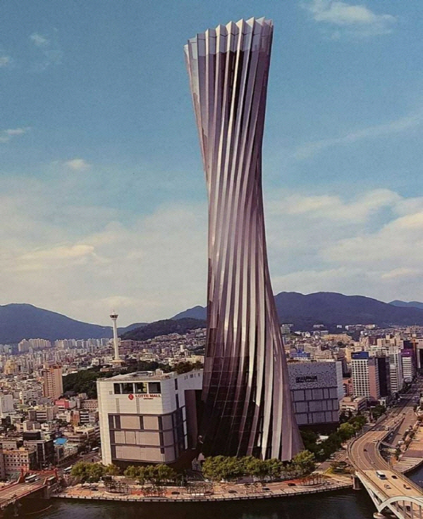 부산롯데타워 조감도(사진=롯데 제공)