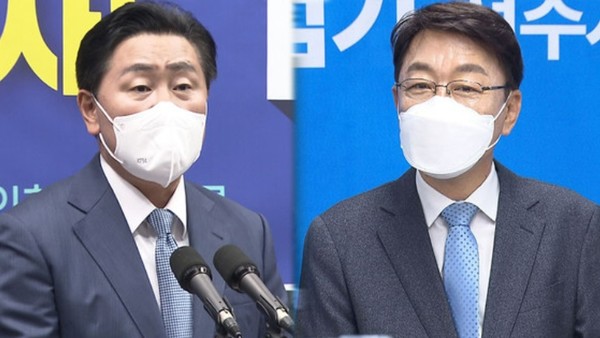 김관영 전북도지사 당선자(왼쪽)와 우범기 전주시장 당선자(오른쪽)