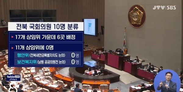 JTV 7월 22일 뉴스(화면 캡처)