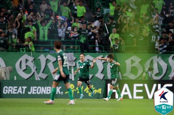 문선민의 시즌 마수걸이 득점 (사진=한국프로축구연맹)