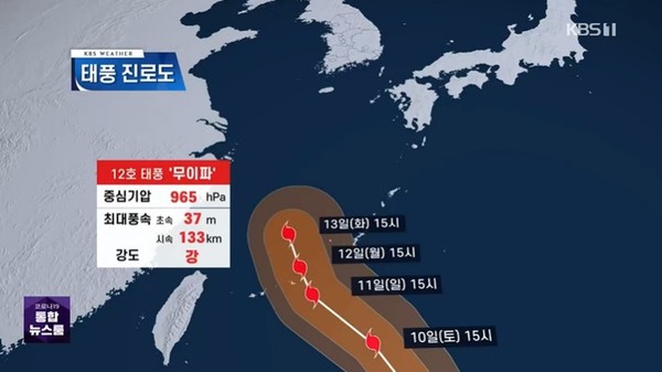 KBS 9월 8일 뉴스(화면 캡처)