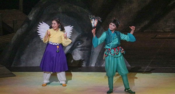 어린이 국악극 '우리랑 진도깨비' 공연 모습.(사진=전주세계소리축제 조직위 제공)