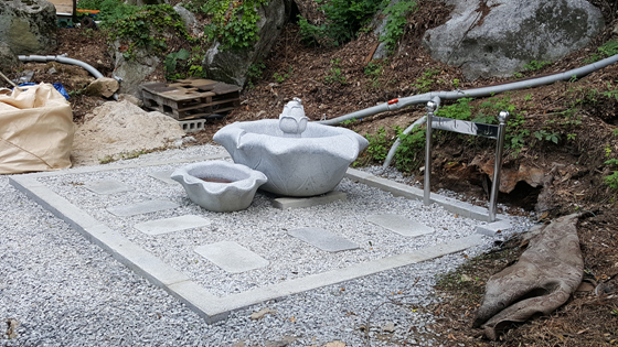 완주군이 구이면 모악산 옛 수왕사 인근 약수터.(사진=완주군 제공)