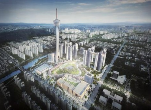 전주시 옛 대한방직 부지 개발 조감도((주)자광 제공)