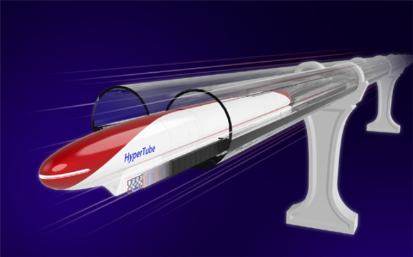 미래형 교통수단 '하이퍼튜브' 조감도(사진=전북도 제공)