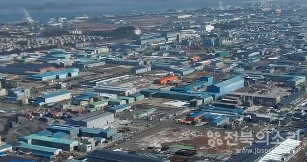 새만금산업단지 전경