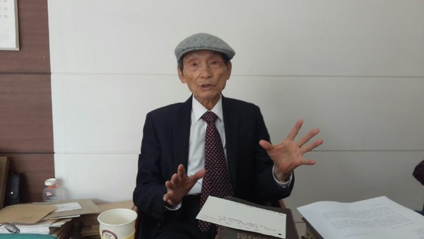 고하 최승범 시인의 생전 모습(사진=이강록)