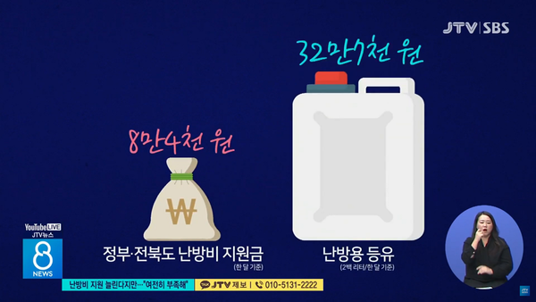 1월 27일 JTV전주방송 8뉴스 보도 화면 편집