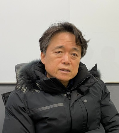 "4대강 문제에 대해 다른 언론인들이 취재를 잘 안 하기 때문에 계속 취재를 할 수 밖에 없다"고 강조하는 최승호 뉴스타파 PD.