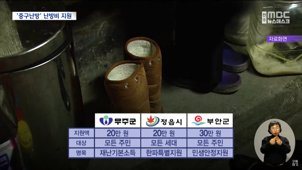 2월 8일 전주MBC 뉴스데스크 보도 화면 편집