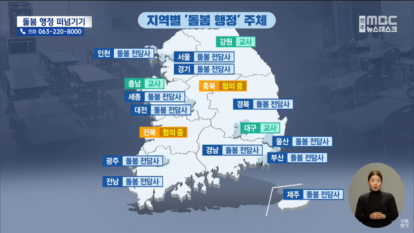 2월 13일 자 전주MBC 뉴스데스크 보도 화면 편집
