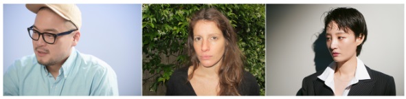 왼쪽부터 이혁상 감독, 제시카 사라 린랜드 감독, 조은지 감독 겸 배우(가나다순)