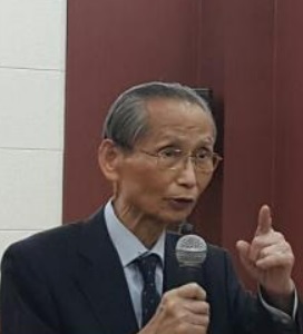 고 한승헌 변호사(2019년 전주에서 특강을 하고 있는 모습)