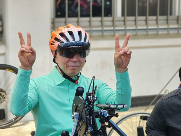 김준형 센터장의 실력에 반해 "평생 형님의 뒤만 쫓겠다'"는 강문규 씨는 2019년 전주-나주 종주에 이어 이번에도 함께 한다.(사진=서치식)