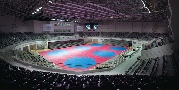 무주 태권도원 실내 경기장 전경(사진=태권도원 제공)