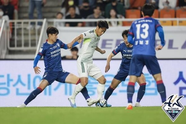 팀을 승리로 이끈 전북 현대 백승호 선수(사진=프로축구연맹제공)