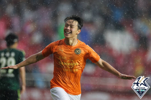 결승골의 주인공 포항의 고영준(사진=한국프로축구연맹 제공)