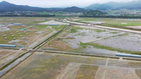 새만금잼버리 부지 전경. 