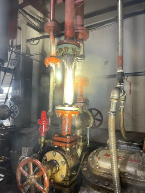 3일 오후 5시 38분쯤 군산시 서수면의 한 냉동공장에서 암모니아 가스가 누출됐다.(사진=전북소방본부 제공)